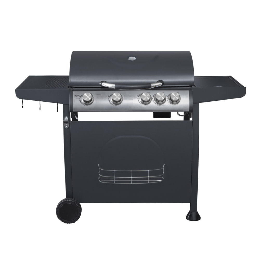 Parrilla a gas 4 quemadores + lateral Indiana BBQ Grill